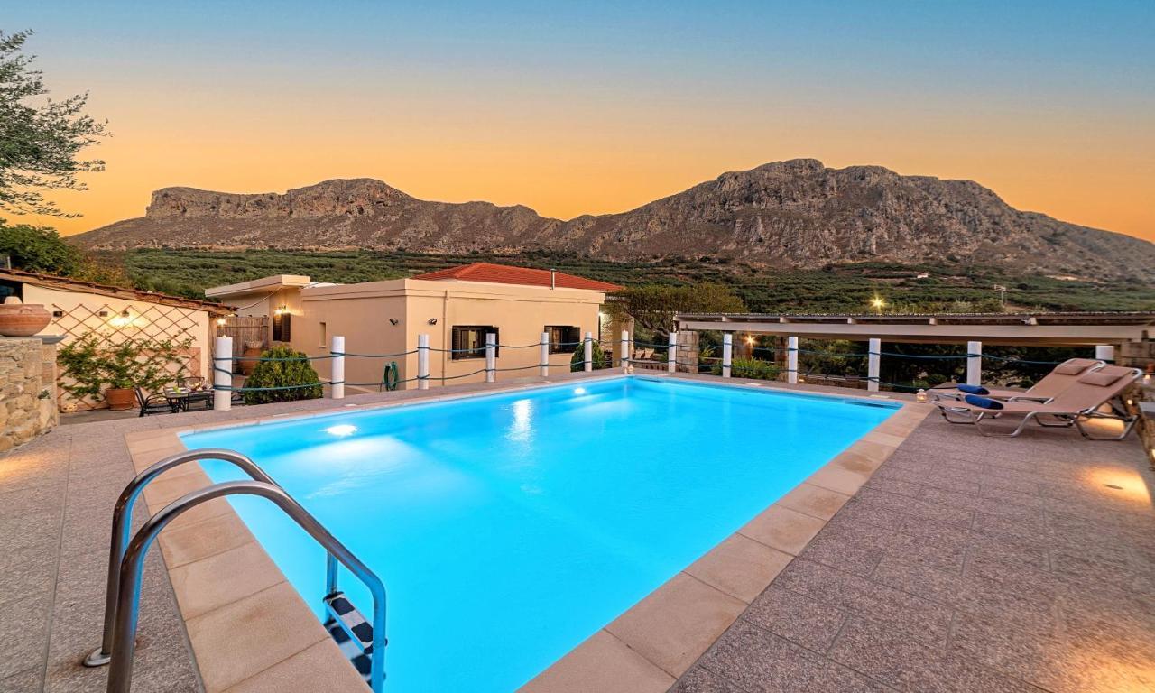 Cretan Kera Villa Heated Pool المظهر الخارجي الصورة